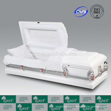 Coffret de LUXES Roseville en ligne américain populaire cercueil en bois avec poignée de cercueil